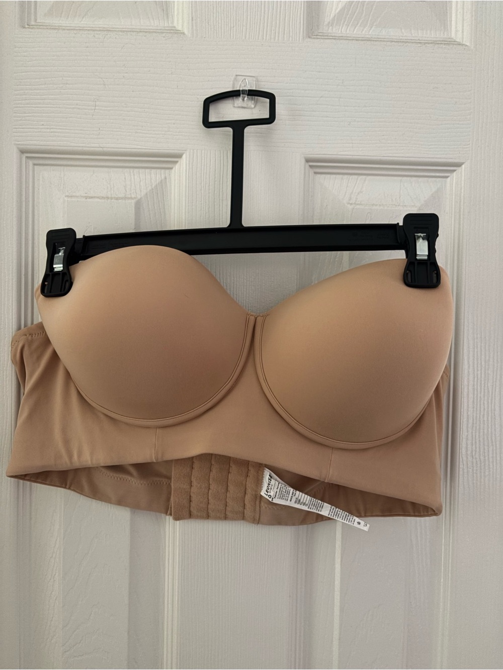 Victoria Secret LEONISA SHAPEWEAR Smoothing Strapless Longline Bra - Nude - 38C